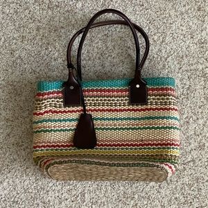 Gap Jute Striped Tote